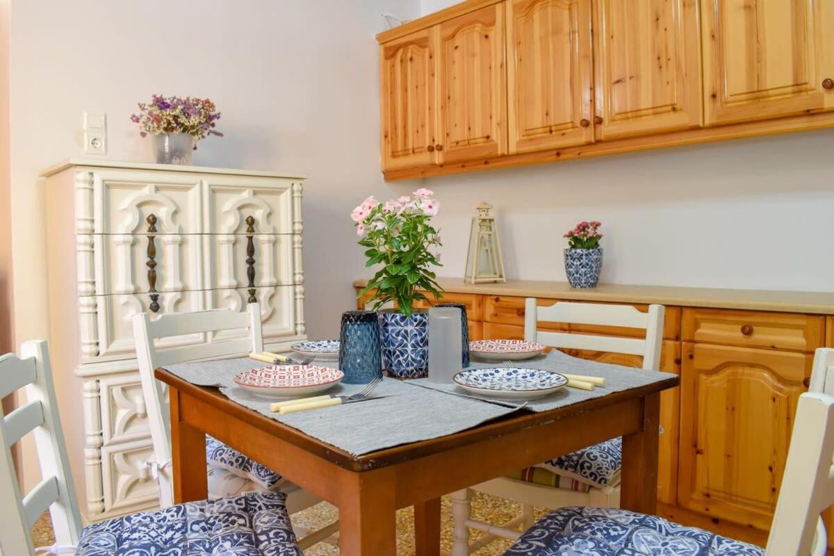 Coastal Stone Residence With Spectacular Scenery Kitriaí Esterno foto